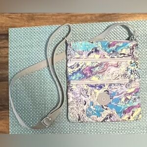 Kipling Multi Color Crossbody Bag - Multi color with blues and purples